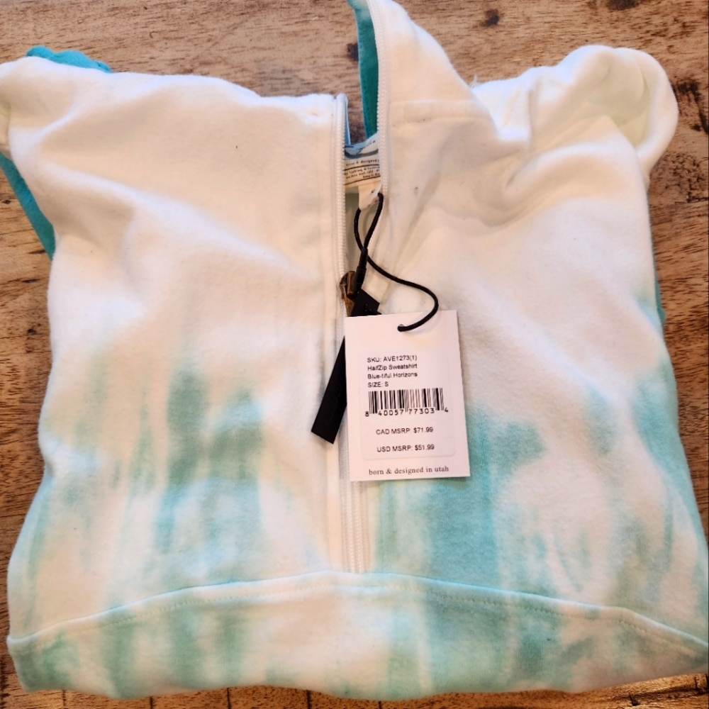 Ampersand tie dye hoodie